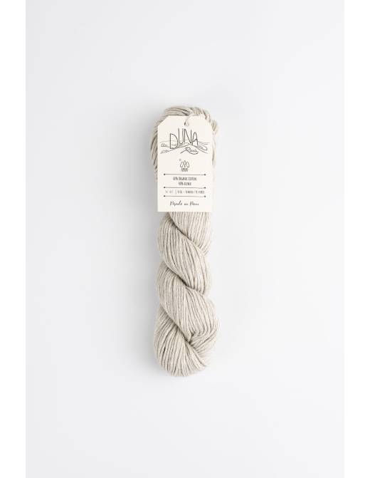DUNA RAWI Amano | Hilo Algodón Orgánico y Alpaca para Tejer | Madeja 50g 3