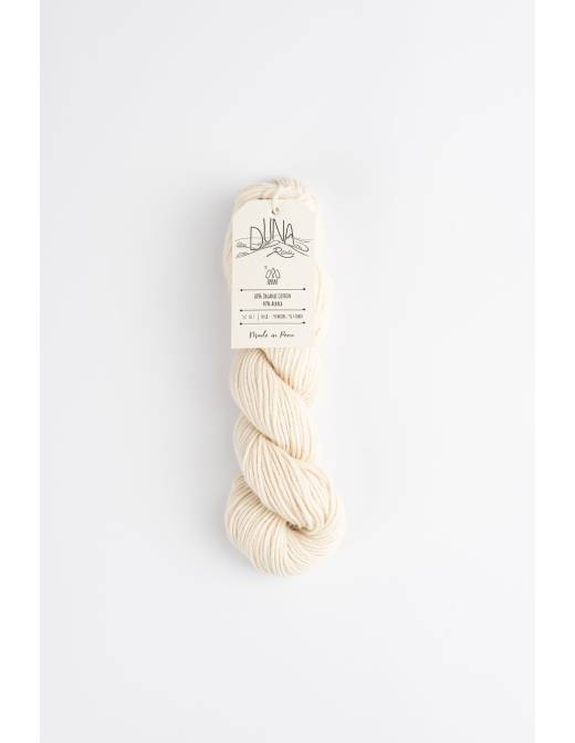 DUNA RAWI Amano | Hilo Algodón Orgánico y Alpaca para Tejer | Madeja 50g 4