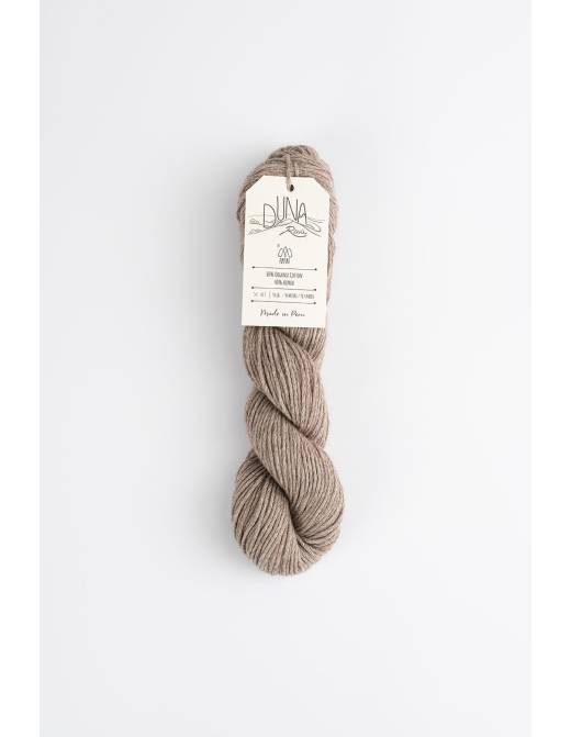 DUNA RAWI Amano | Hilo Algodón Orgánico y Alpaca para Tejer | Madeja 50g 5