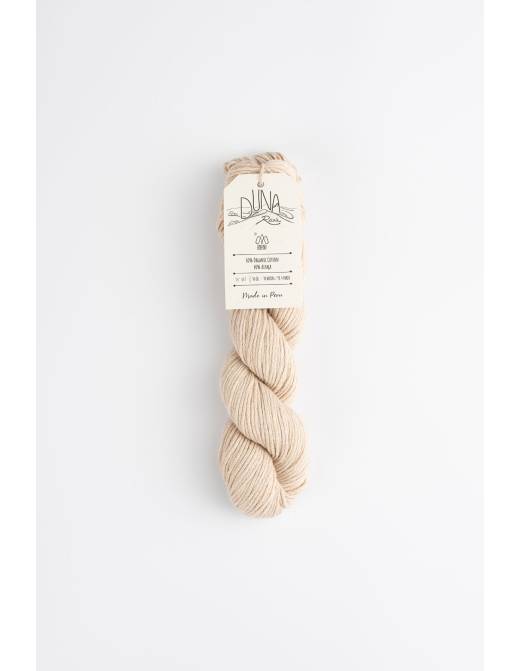 DUNA RAWI Amano | Hilo Algodón Orgánico y Alpaca para Tejer | Madeja 50g 8