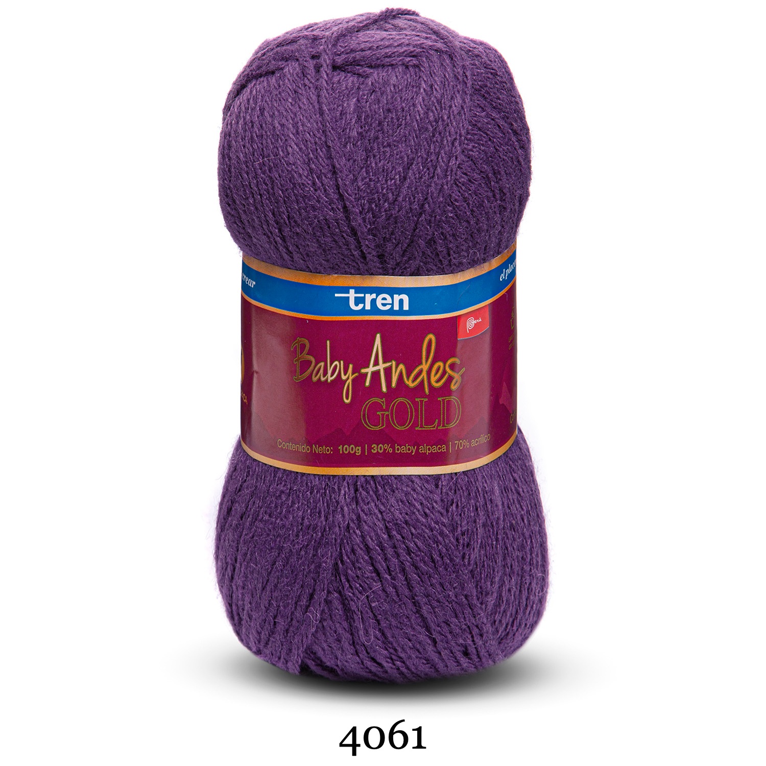 BABY ANDES GOLD Tren 100g | Lana Baby Alpaca y Acrílico para Tejer 8