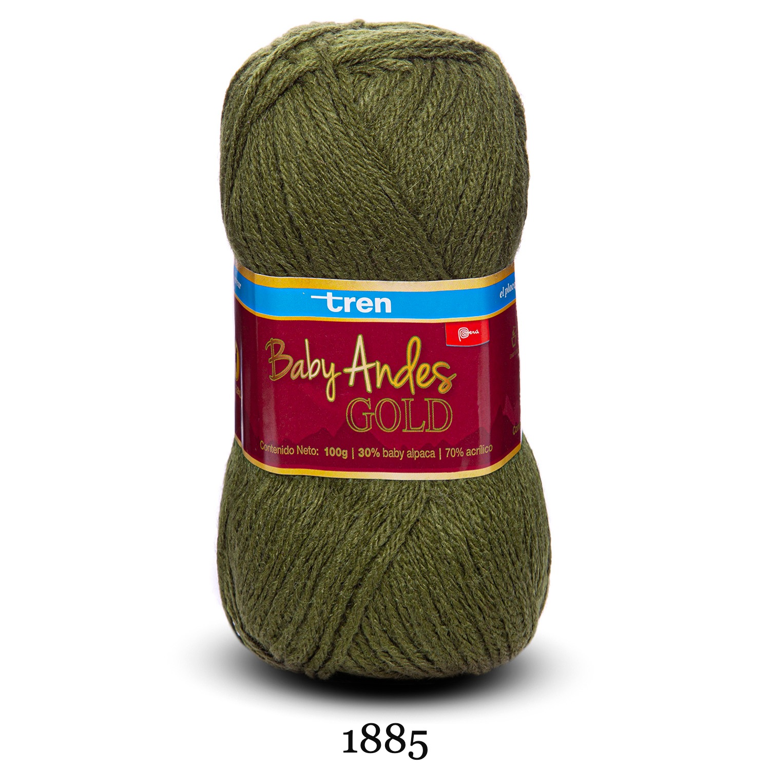 BABY ANDES GOLD Tren 100g | Lana Baby Alpaca y Acrílico para Tejer 4