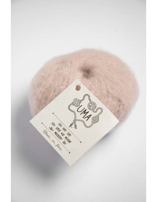 UMA Amano | Lana Baby Alpaca Suri, Mohair y Seda para Tejer | Ovillo 25g 9