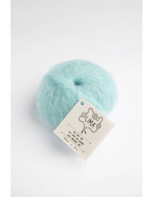 UMA Amano | Lana Baby Alpaca Suri, Mohair y Seda para Tejer | Ovillo 25g 11