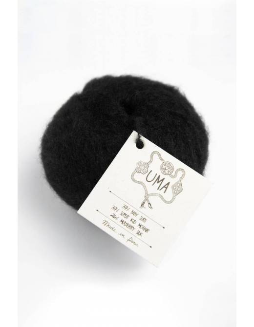 UMA Amano | Lana Baby Alpaca Suri, Mohair y Seda para Tejer | Ovillo 25g 12