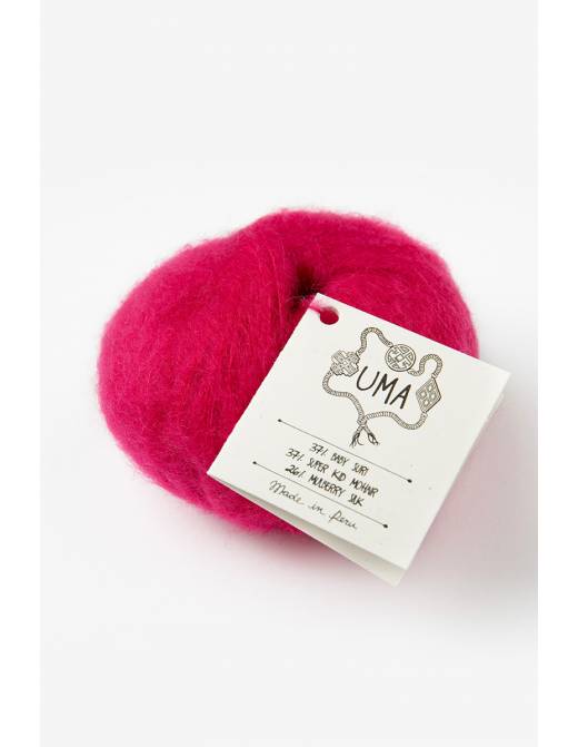 UMA Amano | Lana Baby Alpaca Suri, Mohair y Seda para Tejer | Ovillo 25g 17
