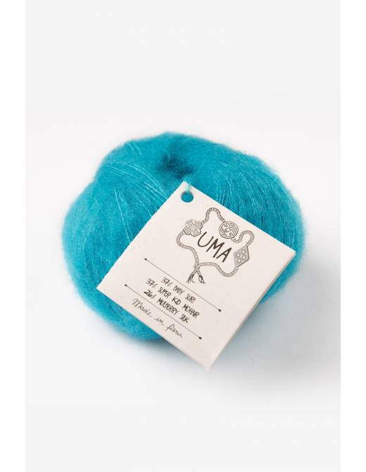 UMA Amano | Lana Baby Alpaca Suri, Mohair y Seda para Tejer | Ovillo 25g 19