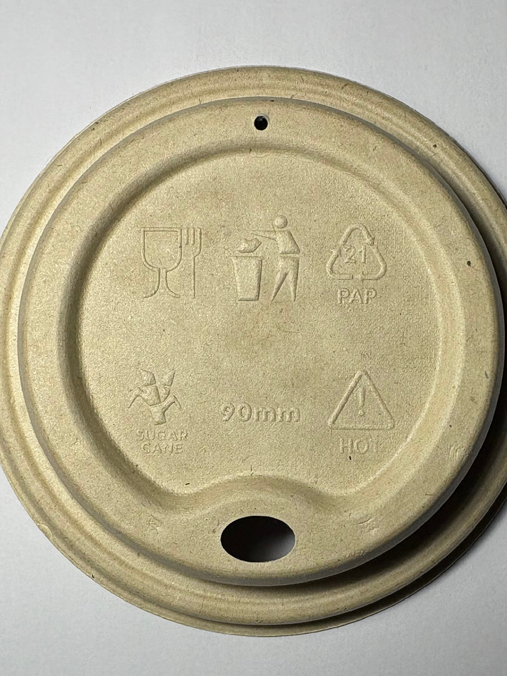 Tapas para Vasos Compostables de 12 Oz 1