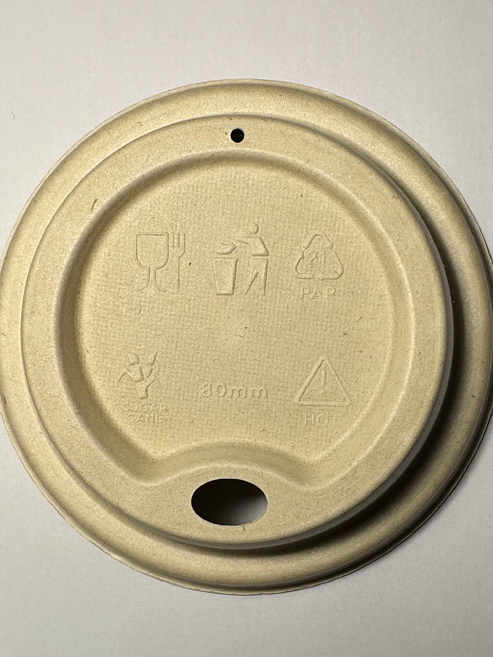 Tapas para Vasos Compostables de 8 Oz 1