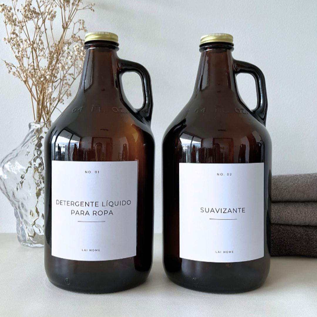 Pack 2 Botellón Ambar Logia 1.9 L 1