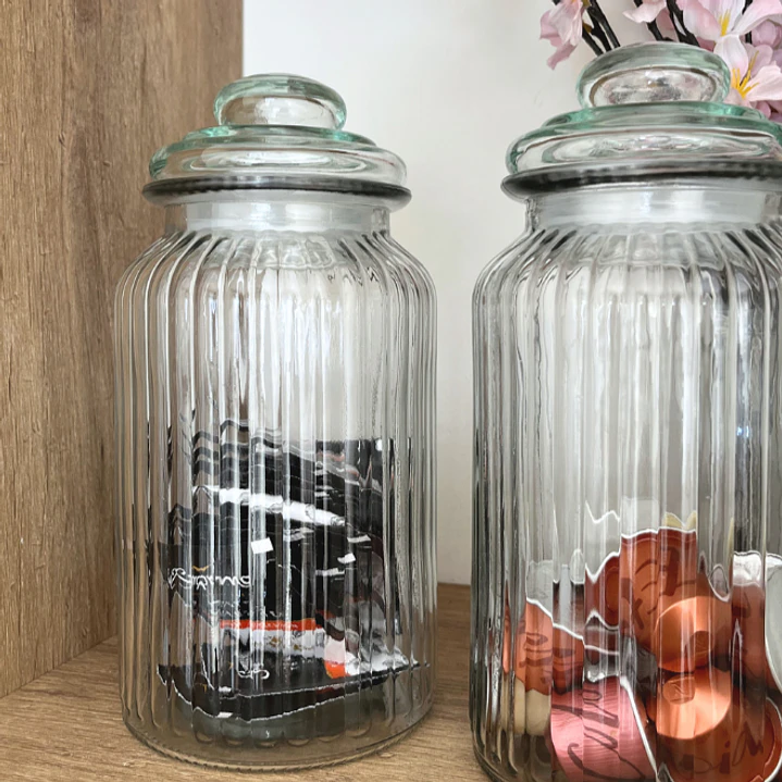 Frasco De Vidrio Hermético 1400 ML 3