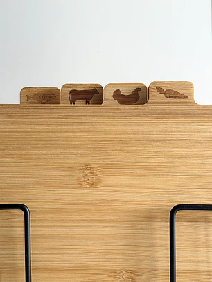 Set 4 Tablas + Base metal