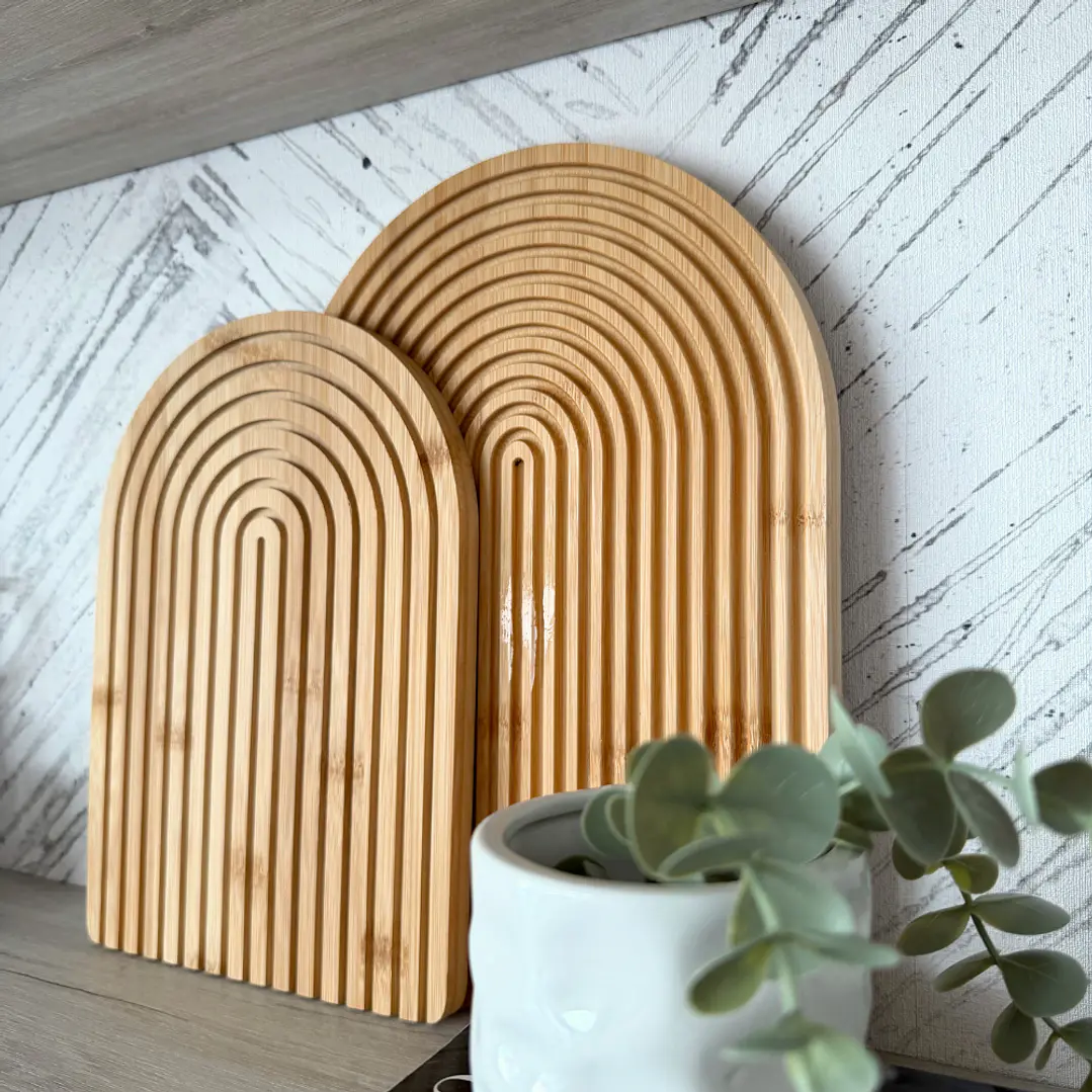 Tabla Madera Arco Decorativa  2