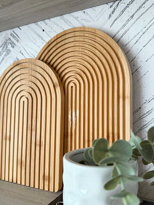 Tabla Madera Arco Decorativa 