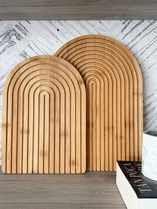 Tabla Madera Arco Decorativa 