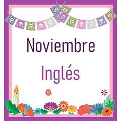Inglés Noviembre Preescolar