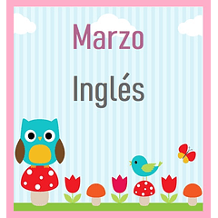 Inglés Marzo Preescolar