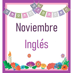 Inglés Preescolar - Noviembre