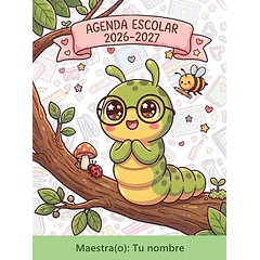 Agenda Escolar 2026-2027. Modelo 1