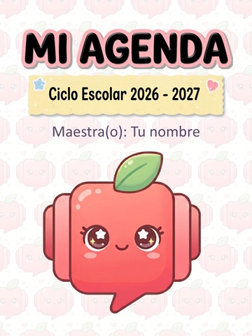 Agenda Escolar 2026-2027. Modelo 2
