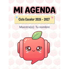 Agenda Escolar 2026-2027. Modelo 2