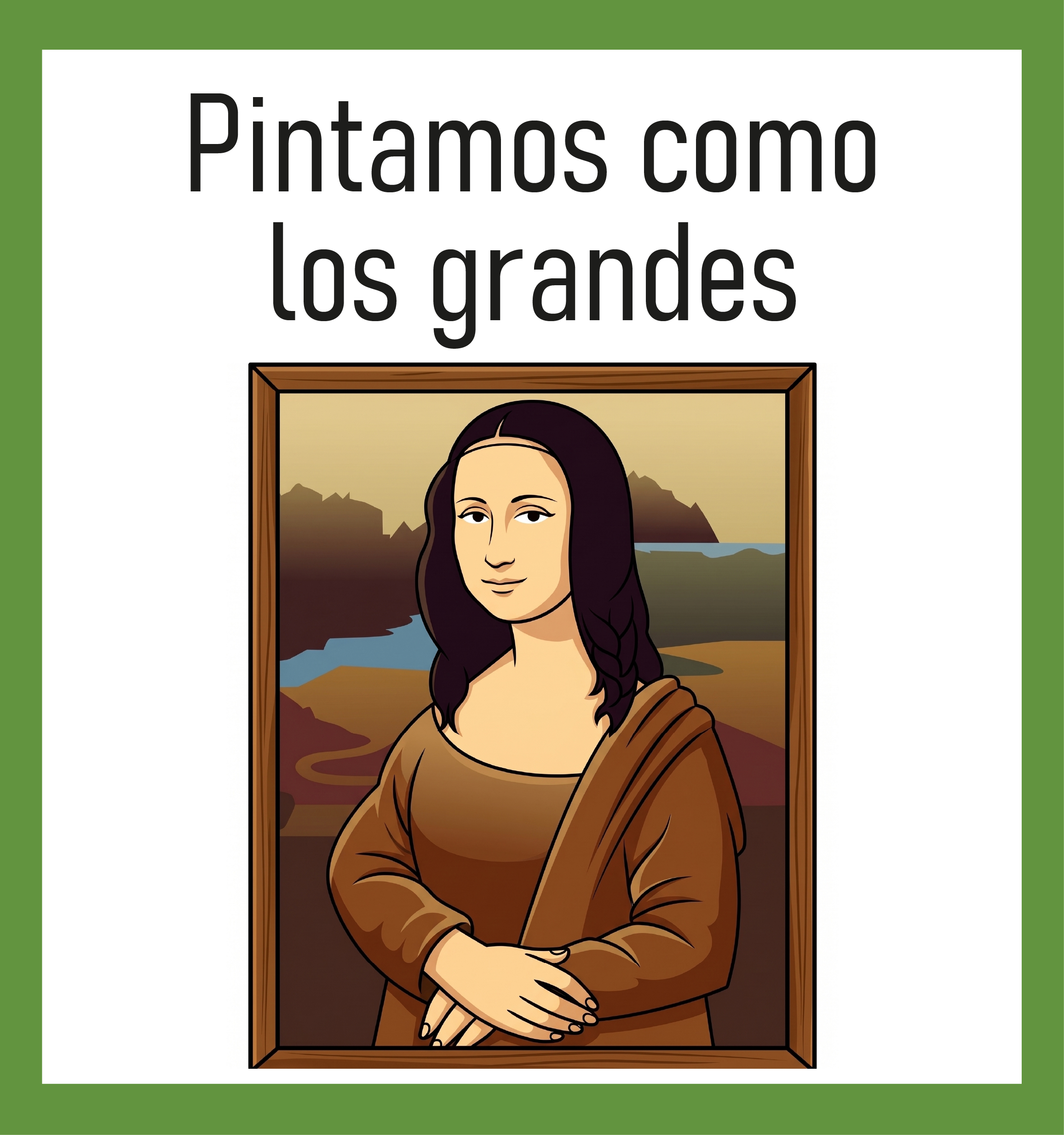 Pintamos como los grandes