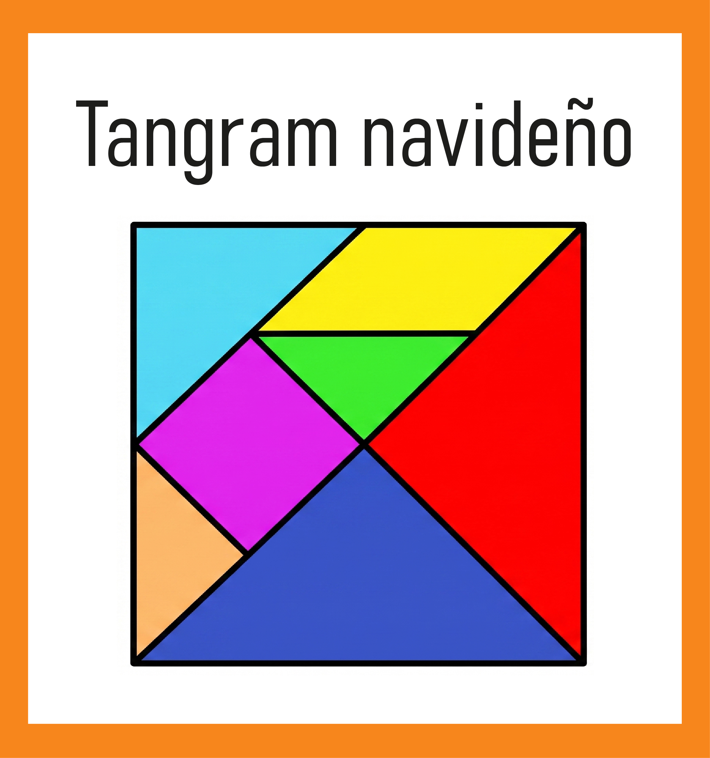 Tangram navideño