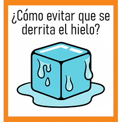  ¿Cómo evitar que se derrita el hielo?