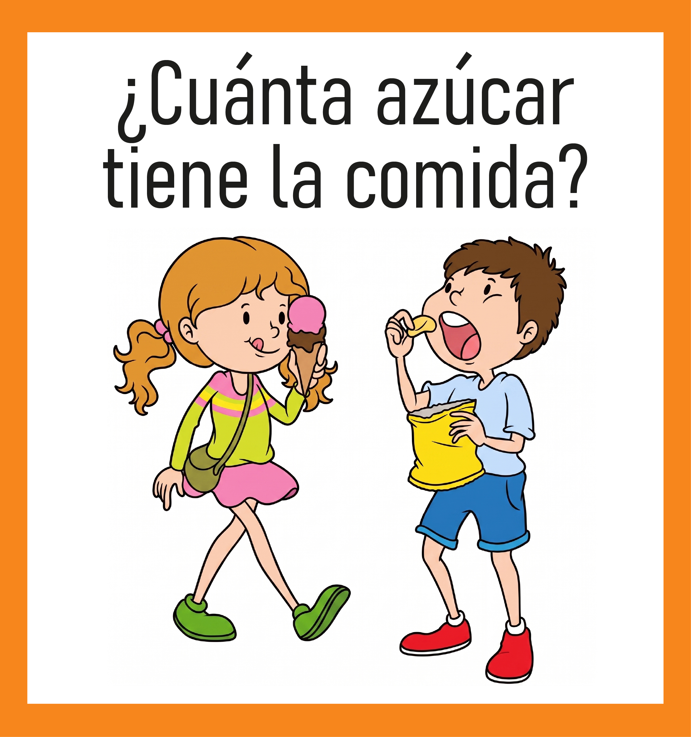  ¿Cuánta azúcar contiene la comida?