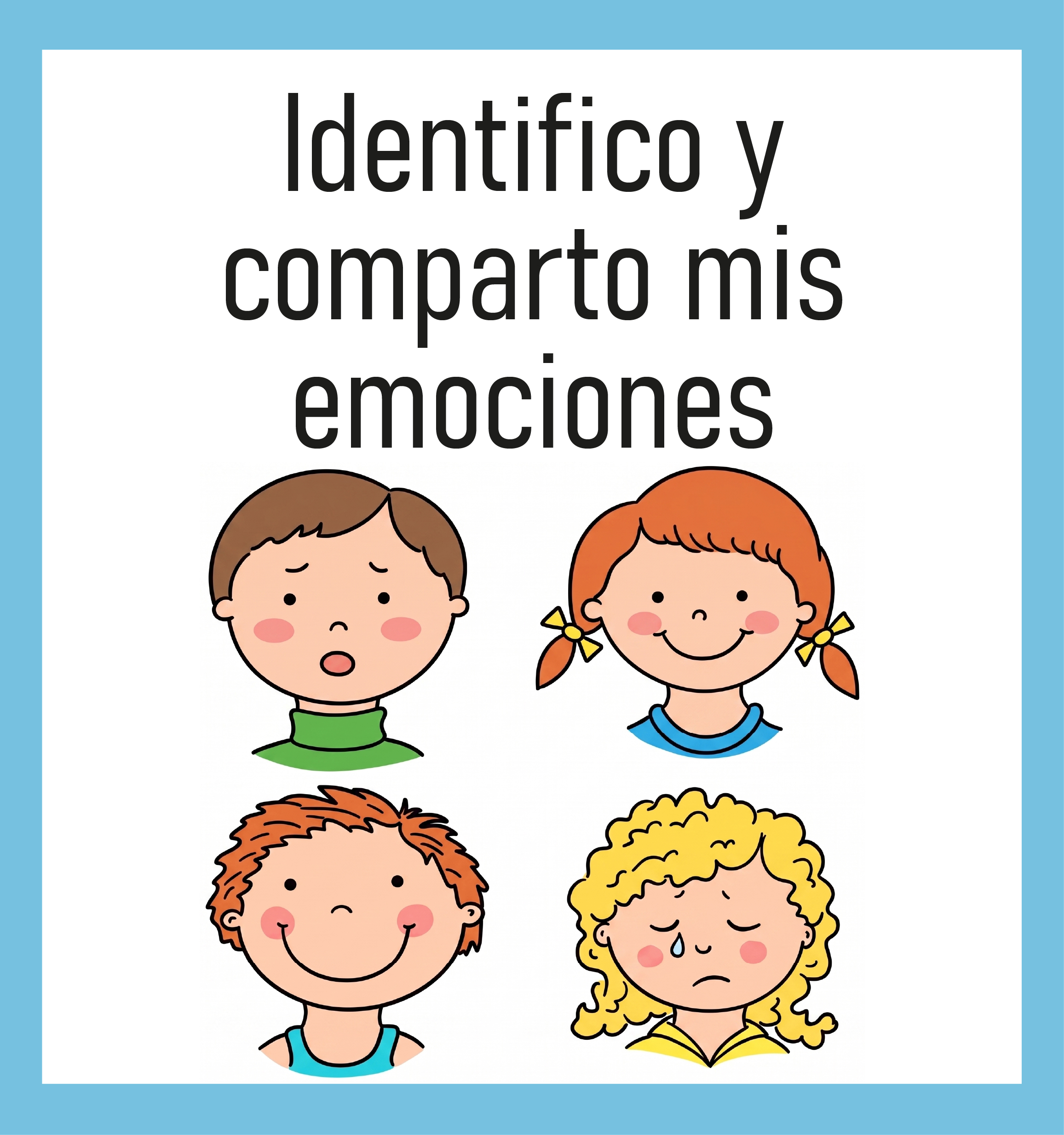 Identifico y comparto mis emociones