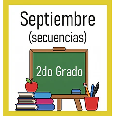 2do Grado - Septiembre (SECUENCIAS DIDÁCTICAS)