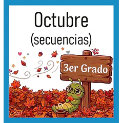 3er Grado - Octubre (SECUENCIAS DIDÁCTICAS)