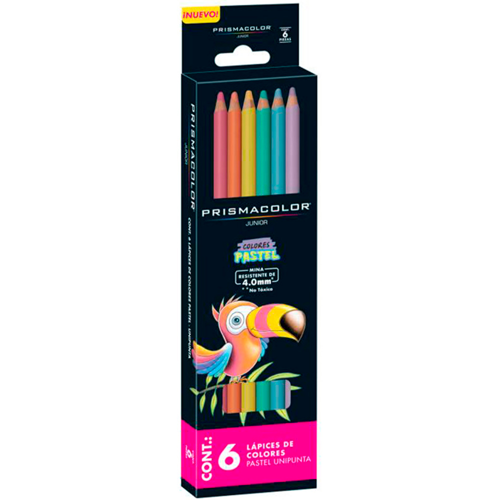 Lápices de Colores Prismacolor Junior Pastel Set de 6