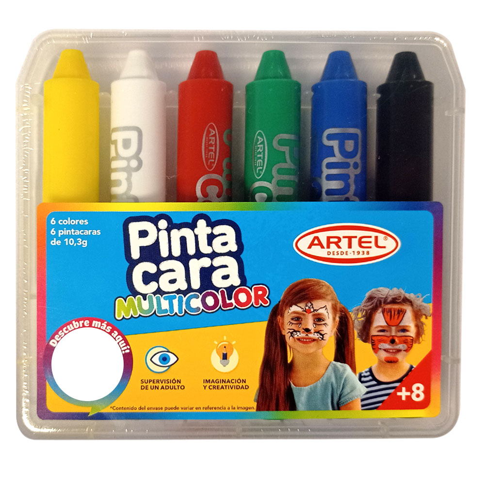 Pinta Carita Artel Multicolor Set de 6