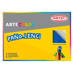 Paño Lenci Artel Artecolor Pliegos 26,5 x 37,5 cm Pack de 6