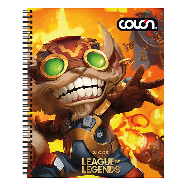 Cuaderno Universitario Colon League of Legends 7 mm 100 h 6