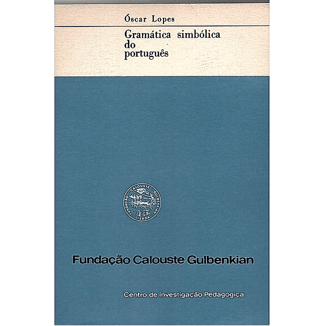 GRAMÁTICA SIMBÓLICA DO PORTUGUÊS