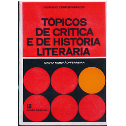 TÓPICOS DE CRÍTICA E DE HISTÓRIA LITERÁRIA