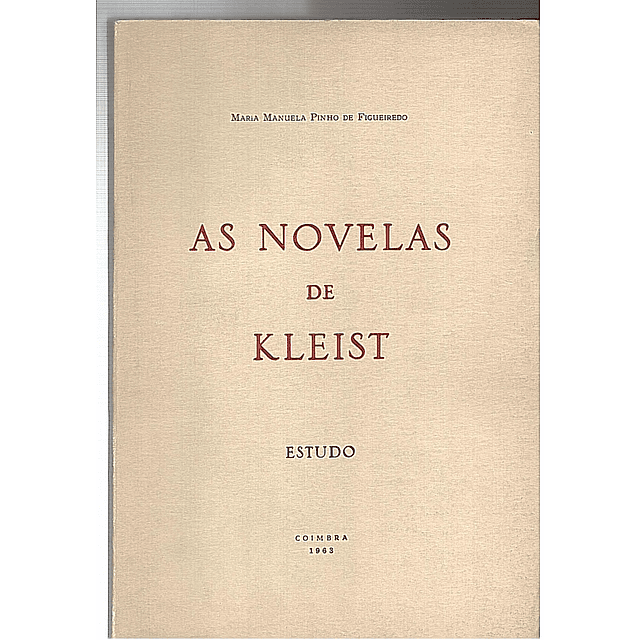 AS NOVELAS DE KLEIST