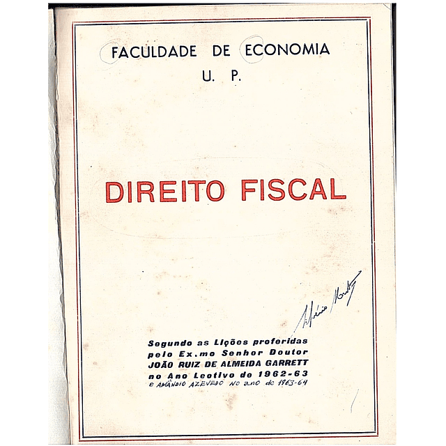 DIREITO FISCAL