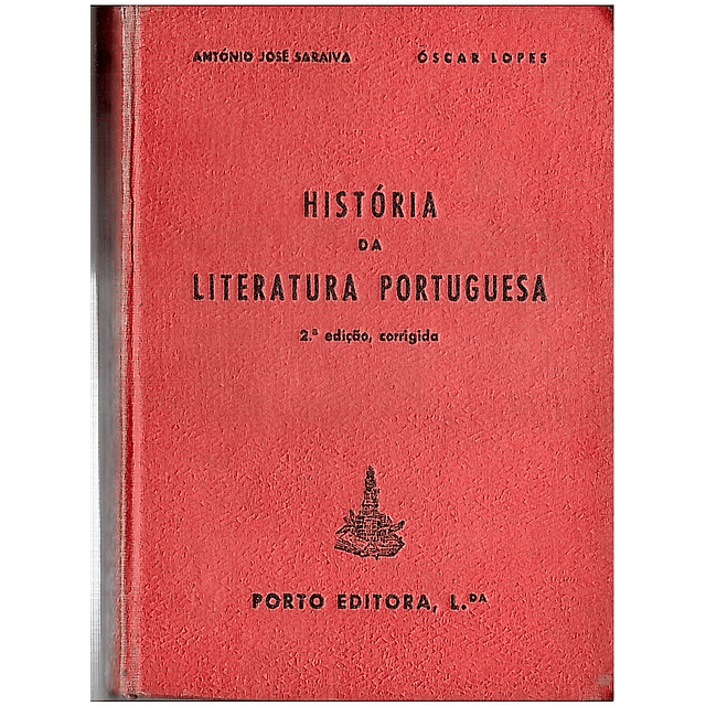 HISTÓRIA DA LITERATURA PORTUGUESA