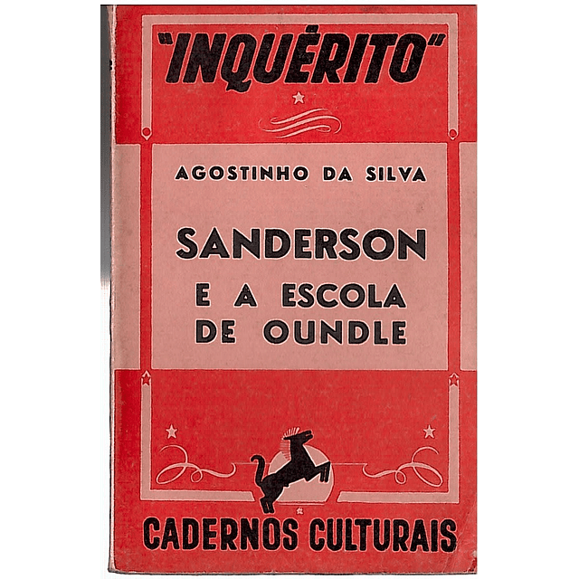 SANDERSON E A ESCOLA DE OUNDLE