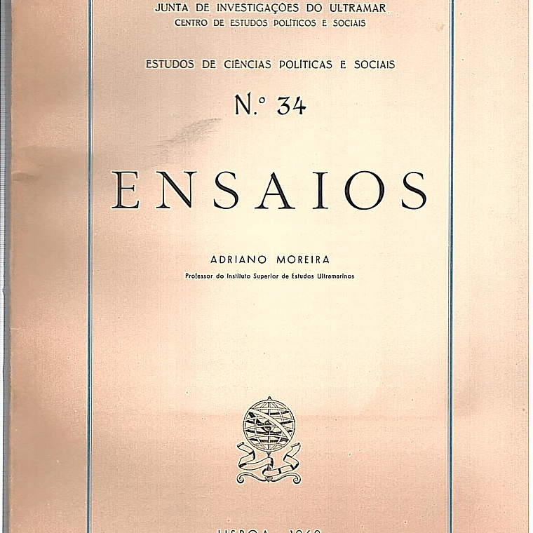 Estudos de ciências politicas e sociais n. 34 Ensaios 1