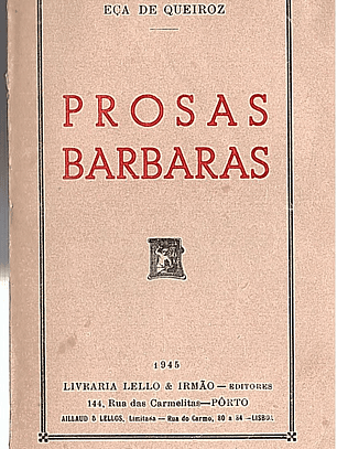 PROSAS BÁRBARAS 
