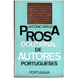 PROSA DOUTRINAL DE AUTORES PORTUGUESES - Antologias universais