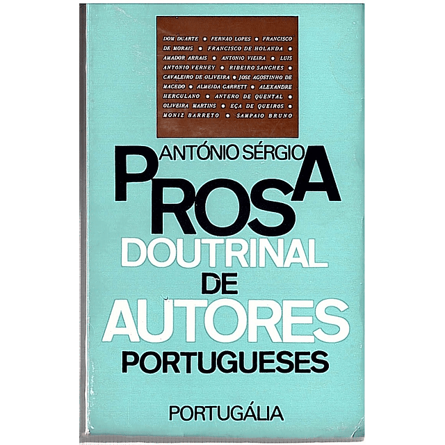 PROSA DOUTRINAL DE AUTORES PORTUGUESES