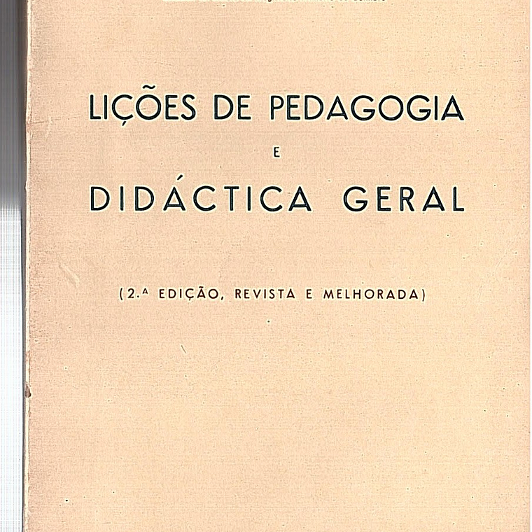 Lições de pedagogia e didática geral 1