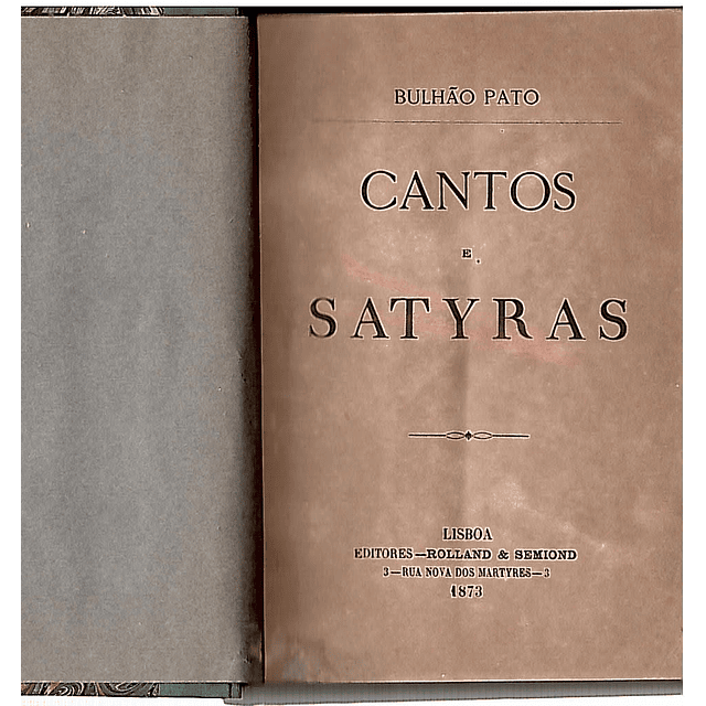 CANTOS E SATYRAS