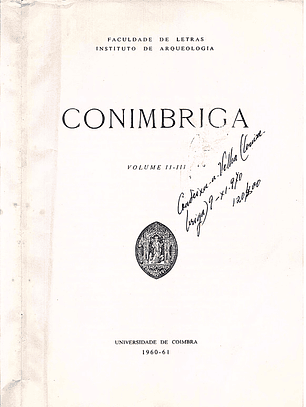Revista Conimbriga - volumes 2 e 3