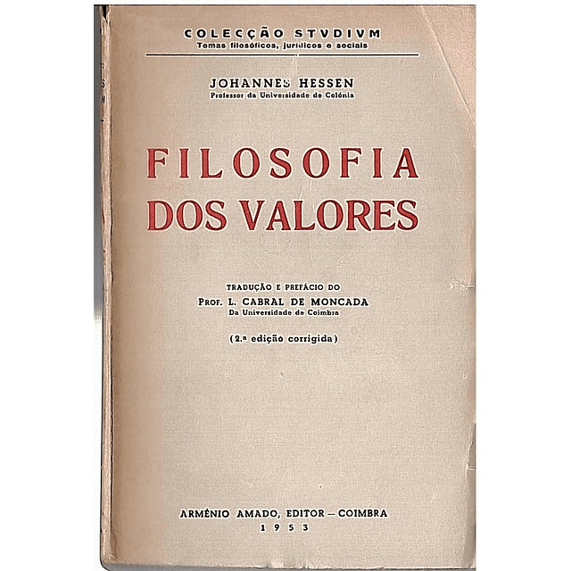 Filosofia dos valores